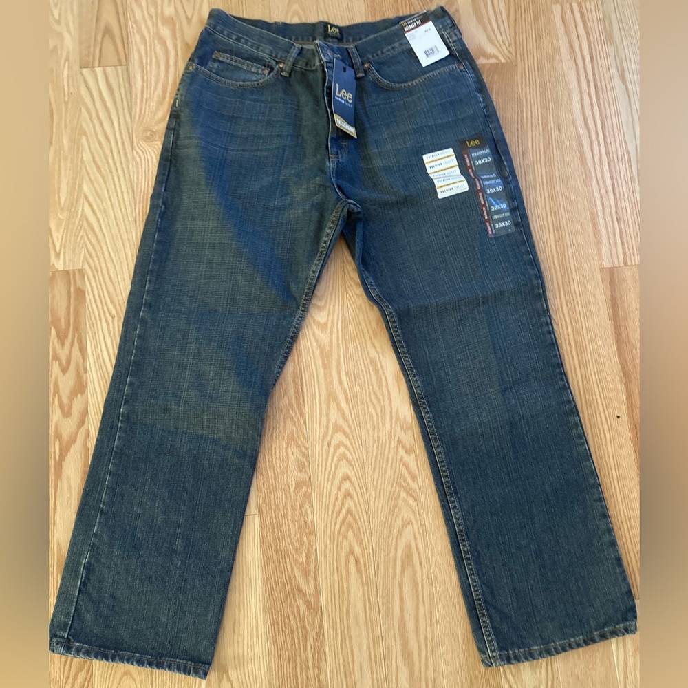 Men’s lee premium select jeans relaxed fit straight leg